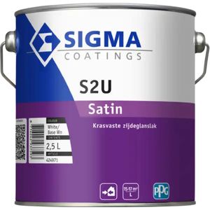 Sigma S2U Satin of Contour PU Satin - 2.5L - RAL 9001 | Crèmewit