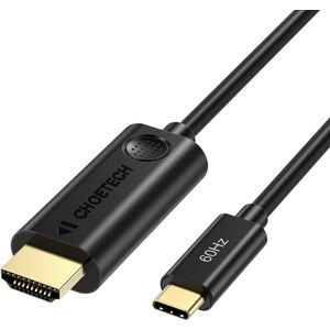 Choetech USB-C naar HDMI kabel 4Kx2K @60Hz - HDMI 2.0 - DP Alt Mode - 1.8M