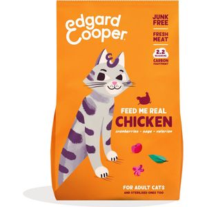 Edgard & Cooper Kattenvoer Brokjes - Graanvrij - Verse Kip - 4kg