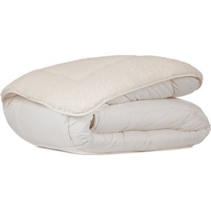 Zelesta® Teddybed Creme 200x200 - Teddy Dekbedovertrek - 30 dagen proefslapen - Fluffy Dekbedovertrek - Wasbaar dekbed - Dekbed zonder overtrek