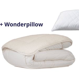 Zelesta® Teddybed Creme 200x200 - Teddy Dekbedovertrek - 30 dagen proefslapen - Fluffy Dekbedovertrek - Wasbaar dekbed - Dekbed zonder overtrek