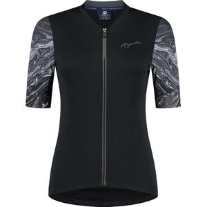 Rogelli Liquid Fietsshirt - Korte Mouwen - Dames - Zwart, Grijs - Maat S
