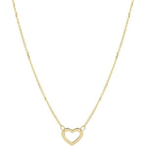 Marie Celeste ketting hart 41 - 43 - 45 cm - Goud