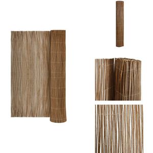 vidaXL - Scherm 500x100 cm wilg