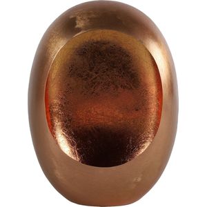 Theelichthouder Egg - Countryfield Theelichthouder Eggy 11,5 X 29 Cm Staal- Roestbruin