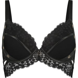 Hunkemöller Voorgevormde longline beugel bh Desire Zwart A75