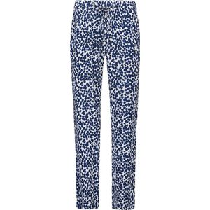 Zerres Jogg Viscose Stippenprint Enkel Pantalon Blauw | Bleached