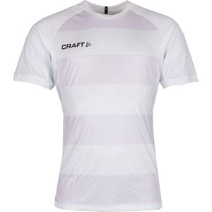 Craft Progress Graphic SS Shirt Heren Sportshirt - Maat S  - Mannen - wit/grijs