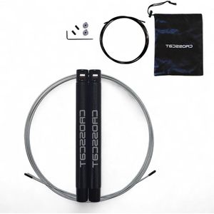 Professioneel Aluminium Speed Springtouw voor Crossfit en Double-Unders met Kogellagers - Licht Wedstrijdtouw