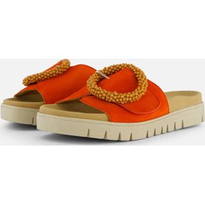 Gabor Sandalen oranje Suede - Dames - Maat 38