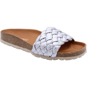 Verbenas Slipper Zilver 36