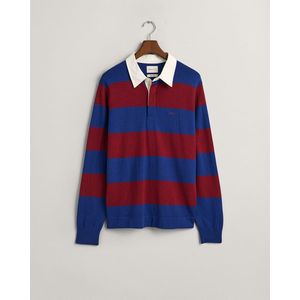 Gant Bar Merino Rugger Polo Met Lange Mouwen Rood M Man