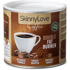 Skinnylove - Slimming Koffie - Double Fat Burner - Vet Verbranden, Afvallen, Vetverbrander, Fatburner - Oploskoffie - Afslankkoffie