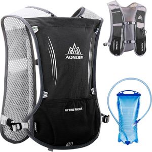 5L Hydratatie Rugzak Running Vest Pack Lichtgewicht Trail Run Race Marathon Runner Rugzak Fietsen Wandelen Outdoor voor Mannen Vrouwen met Waterreservoir