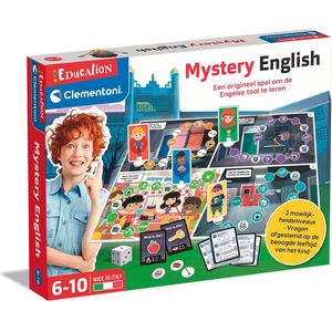 Clementoni Spelend Leren - Mystery English - Engels Leren - Educatief Speelgoed - 6-10 Jaar