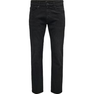 Only & Sons Jeans Onsweft Regular Black 8638 Mat Dnm 22028638 Black Denim Mannen Maat - W32 X L30