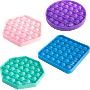 Pop It Fidget Toy Speelgoed – Fidget Toys - per 4 stuks – Pop-it – Popit – Bekend van TikTok - Stress Pop'n play - Pakket B