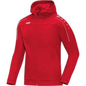 Jako Classico Jas met Kap - Jassen  - rood - 152