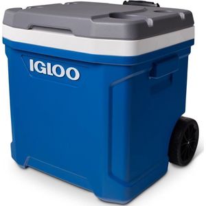 Igloo Latitude 60 Roller - Grote koelbox op wielen - 56 Liter - Blauw