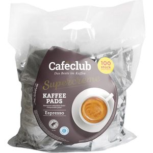 Caféclub - Supercreme Koffiepads Espresso - 100 pads
