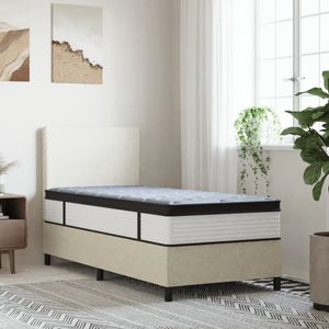 vidaXL Pocketveringmatras - Middelhard - 90x200 cm Pocketveringmatras - Pocketveringmatrassen - Matras Pocketvering - Matras Pocketveren