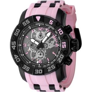 Invicta Racing - JM Limited Edition 48061 Heren Horloge - Waterdicht - Analoog - Quartz Uurwerk - Roestvrij Staal met zwarte Wijzerplaat - 48mm