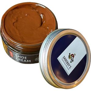 Shoeboy's Shoe cream pot - Schoencreme voor hoogwaardige soorten gladleer - 50ml - (082) Caramel