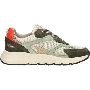 SUB55 Dames sneakers Sneakers Laag - groen - Maat 37