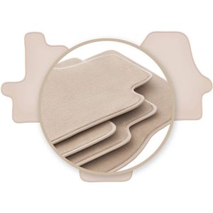 PREMIUM beige vloermatten voor: Citroen Jumper III bestelbus 2014 -