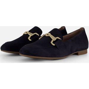 Gabor Gabor Dames Slippers - blauw - Maat 40 Dames Loafers - blauw - Maat 40