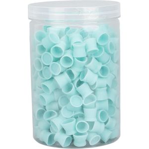 Wegwerp siliconen tattoo-inktbekers 300 stuks - Blauw tattoo-accessoires .