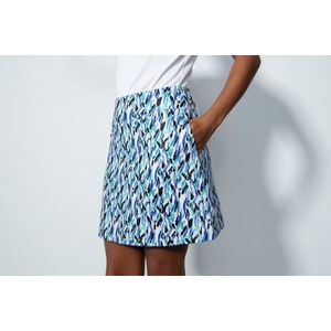 Daily Sports Neapel Skort - Golfrok Voor Dames - 45cm - Blauw/Print - L