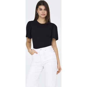 ONLY - ONLANJELICA SS DETAIL O-NECK KNT - Dames - T-shirts