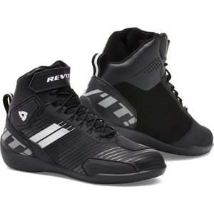 REV'IT! G-Force Black White Motorcycle Shoes 46 - Maat - Laars
