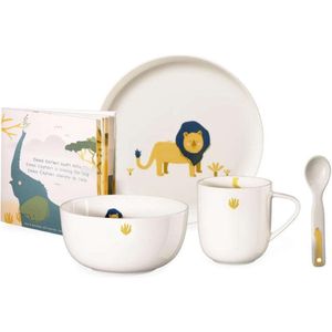 ASA Selection Kinderservies Kids Leo Leeuw 5-delig