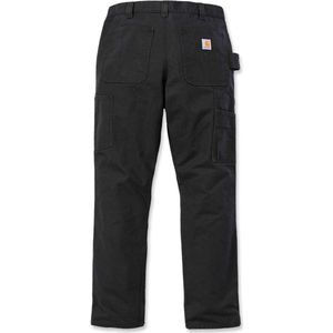 Carhartt Straight Fit Stretch Duck Dungaree Zwart Broek Heren