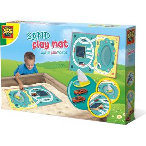 Zand speelmat - Water en wegen