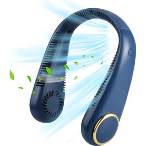 Merdoo Nek Ventilator - Gezichtsventilator - Draagbare - Oceaanblauw