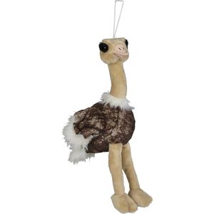 Pluche knuffel dieren Struisvogel van 25 cm - Speelgoed knuffels - Leuk als cadeau voor kinderen