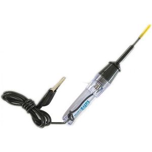 Professionele auto spanningszoeker circuit spanning tester 6V, 12V en 24V met 120cm snoer, heldere lamp en Zware geïsoleerde clip.