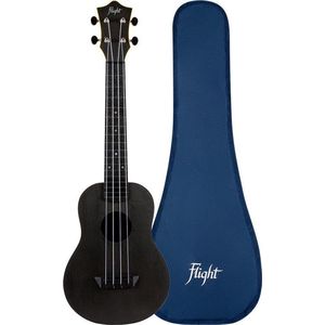 Flight Concert Ukelele - Travel Series - Zwart