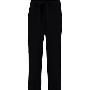 Zerres Vera Crêpe Cropped Pantalon Zwart | Black