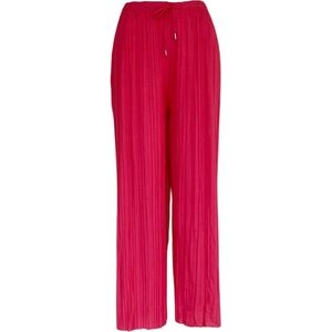 Hoogwaardige Dames Flare Broek / Pants | Flared Pantalon | Roze - Maat XL