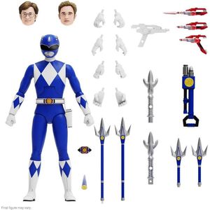 Mighty Morphin Power Rangers Ultimates Action Figure Blue Ranger 18 cm