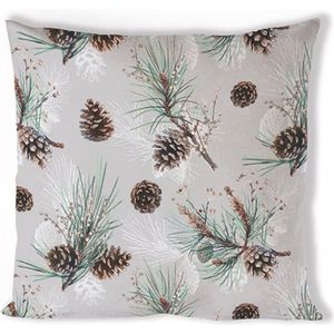 Ambiente Kussenhoes Pine Cone All Over 40x40cm-100% Katoen