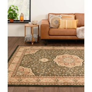 Perzisch tapijt - Mirage Majesty groen/beige 120x170 cm