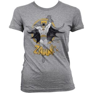 Batman Zamm! Girly T-Shirt Damen Heather-Grey-S