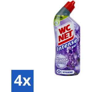WC Net - Toiletreiniger - Gel - Lavendel - Gerecycled Materiaal - 750 ml - Voordeelverpakking - 4 stuks