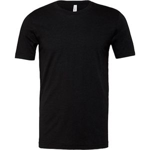 Unisex T-shirt met korte mouwen Bella+Canvas Black Heather- XL