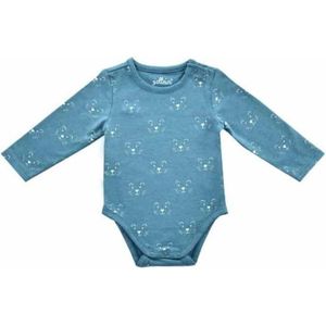 Jollein romper lange mouw Little lion teal - 74-80